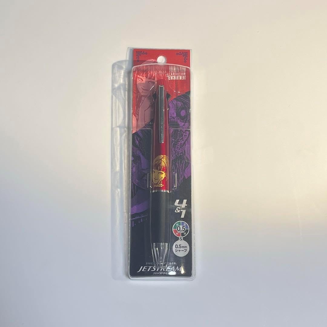 伊藤潤二展 JETSTREAM 4&1 赤青 多機能ペン 伊藤潤二展 限定 4色