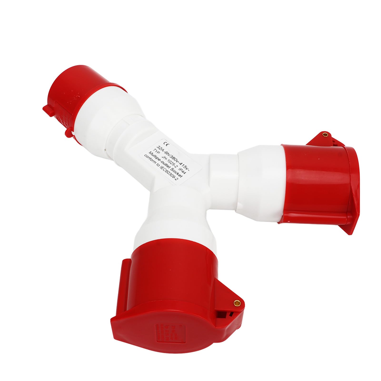 Spina Industriale Impermeabile A Forma di Y Antideflagrante 5 Pin 3P+N+E 380‑415 V 32 A per Produzione Agricola, Operazioni Commerciali