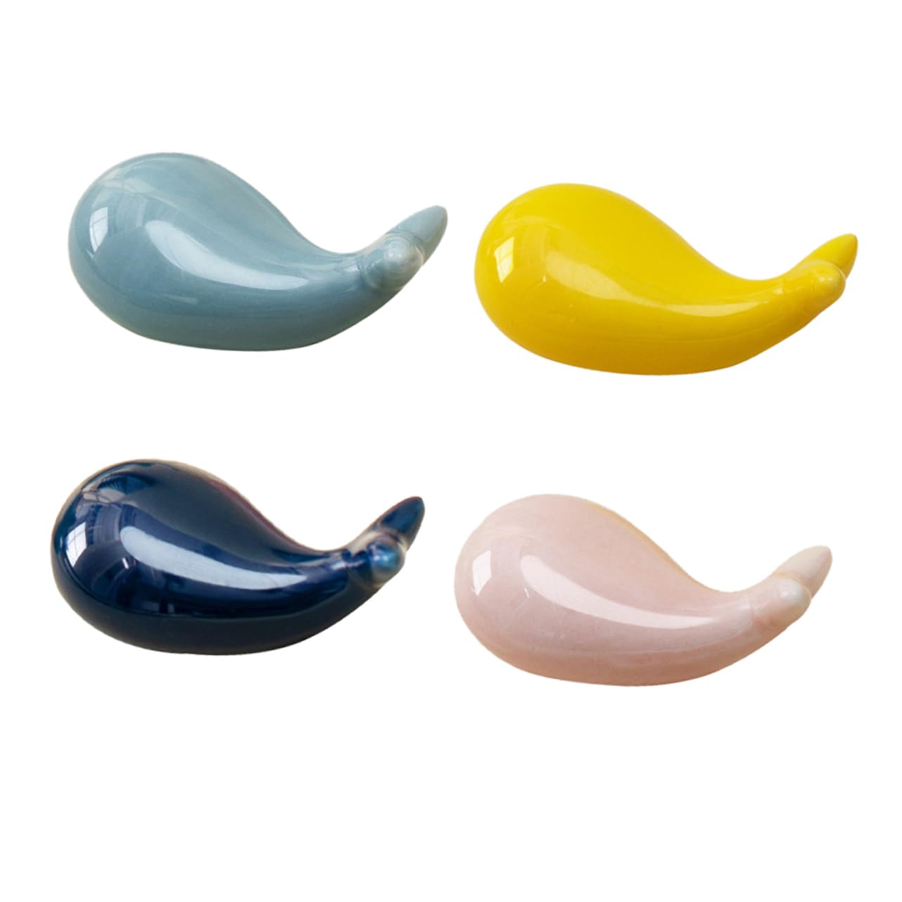 Repose-Baguettes, Supports à Baguettes pour Restaurant, 4 pièces, Supports en céramique, cuillère en céramique et