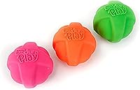 Hartz Dura Play Bacon Scented Squeaky Balls for Small Dogs - Durable Throw, Bounce & Chew 3-Pack Toy