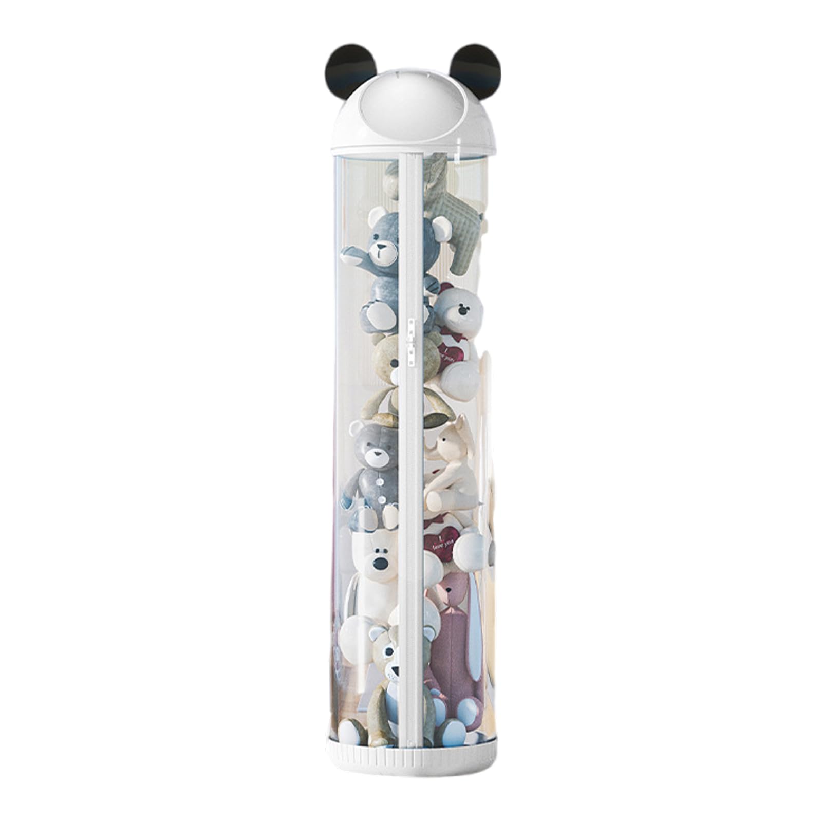 Toy Storage, Plush Animal Storage Tube,Vertical Toy For Stuffed Animals(White,172 * 30cm)