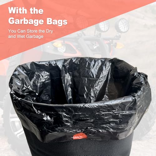 Image of Dawnjaccee UTV /ATV Trash Bag, PVC Mesh Storage Sack Compatible with Polaris RZR, Can-Am, Kawasaki, Honda & Golf Carts, Universal Fit Off-Road Accessories