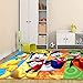 Gertmenian Disney Mickey & Friends Indoor Rug Non-Slip, Ideal for Children in Bedroom, Game Room, Classroom, Nursery or Play Area, 4x6 Large, Multi