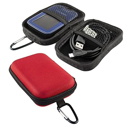 caseroxx Blood Glucose Meter Hard Case Suitable for Freestyle Libre 1/2 / Insulinx / 14 Day in red, Diabetic Storage case - Image 3