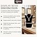 RJ Displays Jewelry Display for Vendors, Black Velvet Necklace Display Stand Holder, Jewelry Stand Necklace Holder for Vendors. Jewelry Display Stand 14” H.