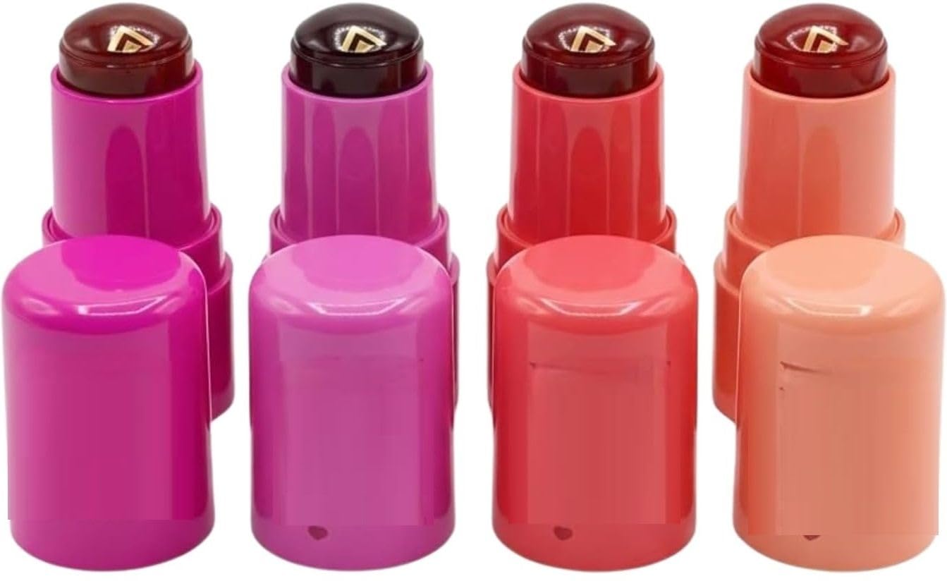 Premium Pink Blush Stick for Flawless Face Makeup-image-38