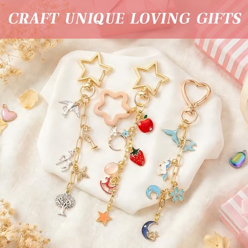 NIWPKDCE Lip Gloss Charms Keychain Kit for Women, Gifts for Girls Friends by NIWPKDCE - Used condition - Image 7