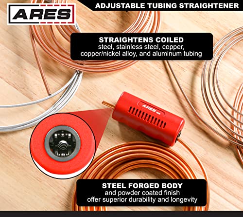 Image of ARES 18076 Adjustable Tubing Straightener - 3 /16-In & 1 /4-In, Ergonomic