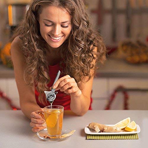 Pinces à Sachets De Thé Kosma - Lot De 2, Acier Inoxydable 15,2cm - Presse-sachets Et Passoire