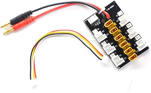Miniatura 1 de Padarsey Placa de carga paralela XT30 mejorada para baterías LiPo 1S, 2S, 3S, compatible con baterías LiPo XT30 JST JST-PH 2.0