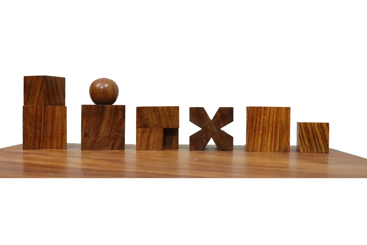 Schachfiguren, Bauhaus, Holz, 32 Figuren, 400g, 24 Monate Garantie
