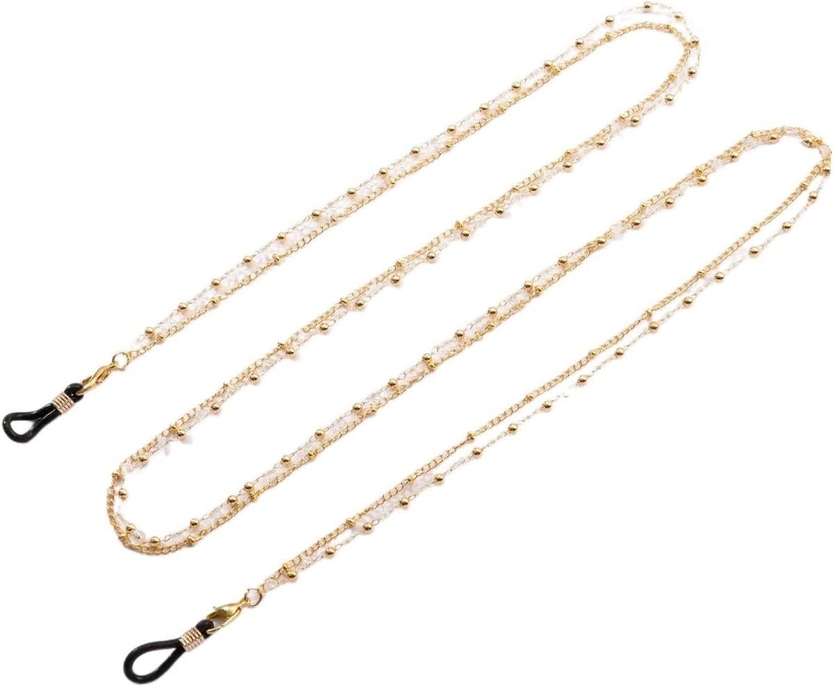 HOOENG Chains Glasses Lanyard for Women Simple Face Mask Lanyard Fashion Eyewear Retainer