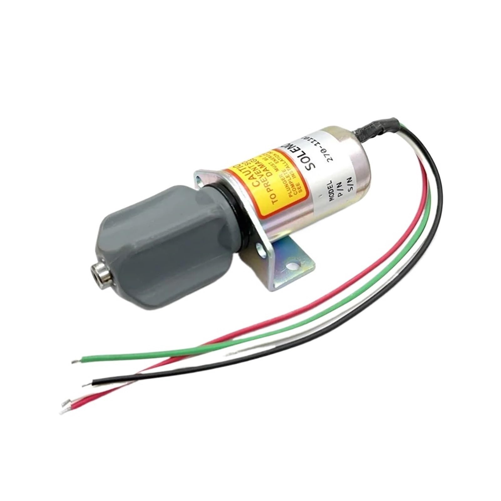 Kvkitklw One Color 12V 4-Wire Shutoff Solenoid 270-11101 27011101