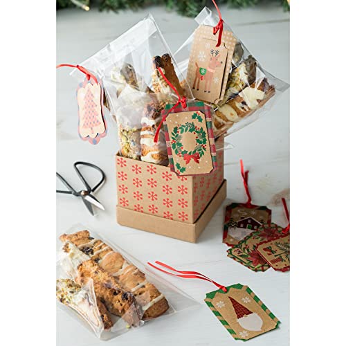 image for Morepack Self Sealing Cellophane Bags,7x10 Inches 200 Pcs Clear Reseal