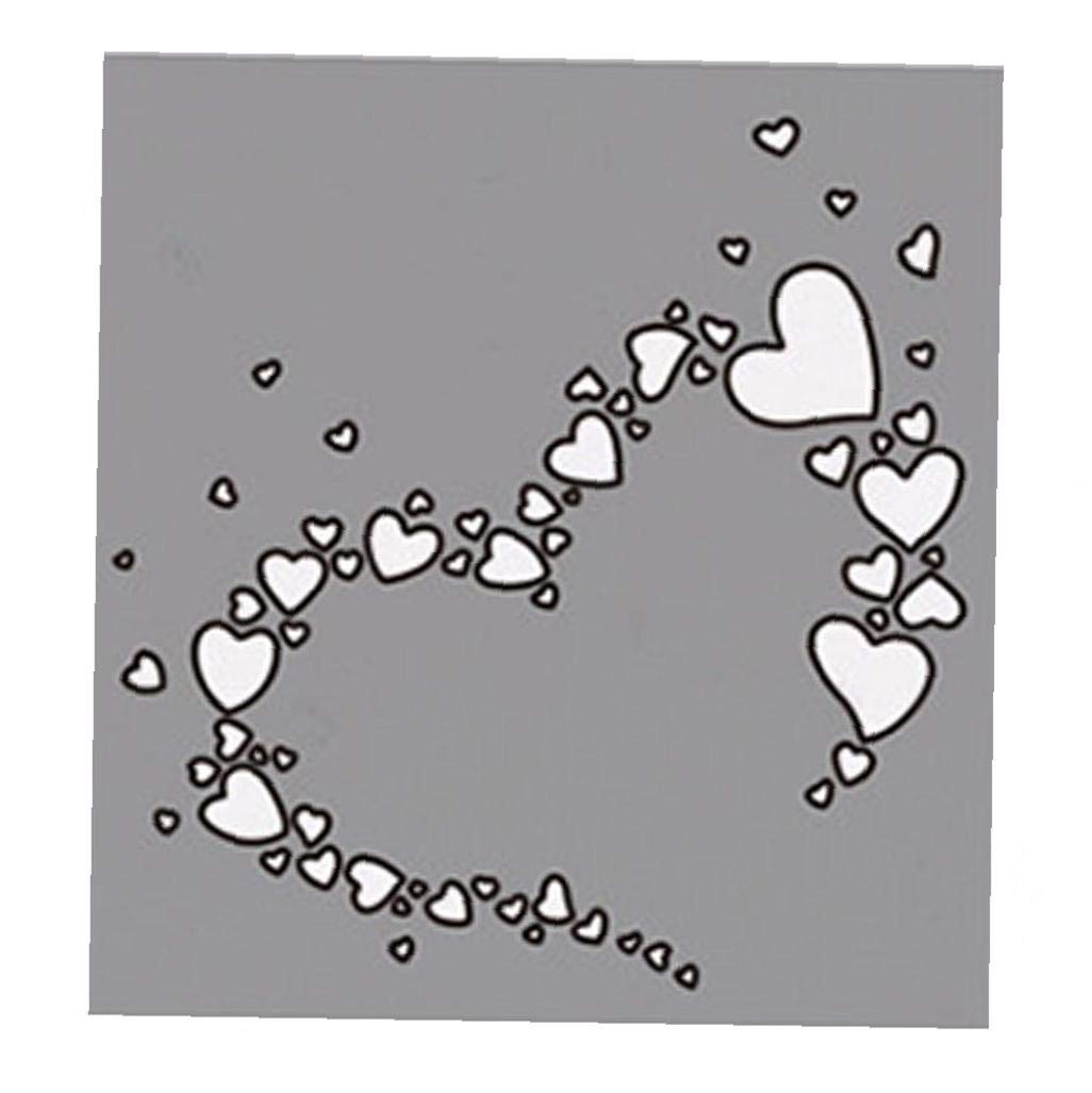 Lankater Style 1 Heart Cutting Dies Metal Embossing Folder Stencil Scrapbooking Paper Card Diy Craft Template
