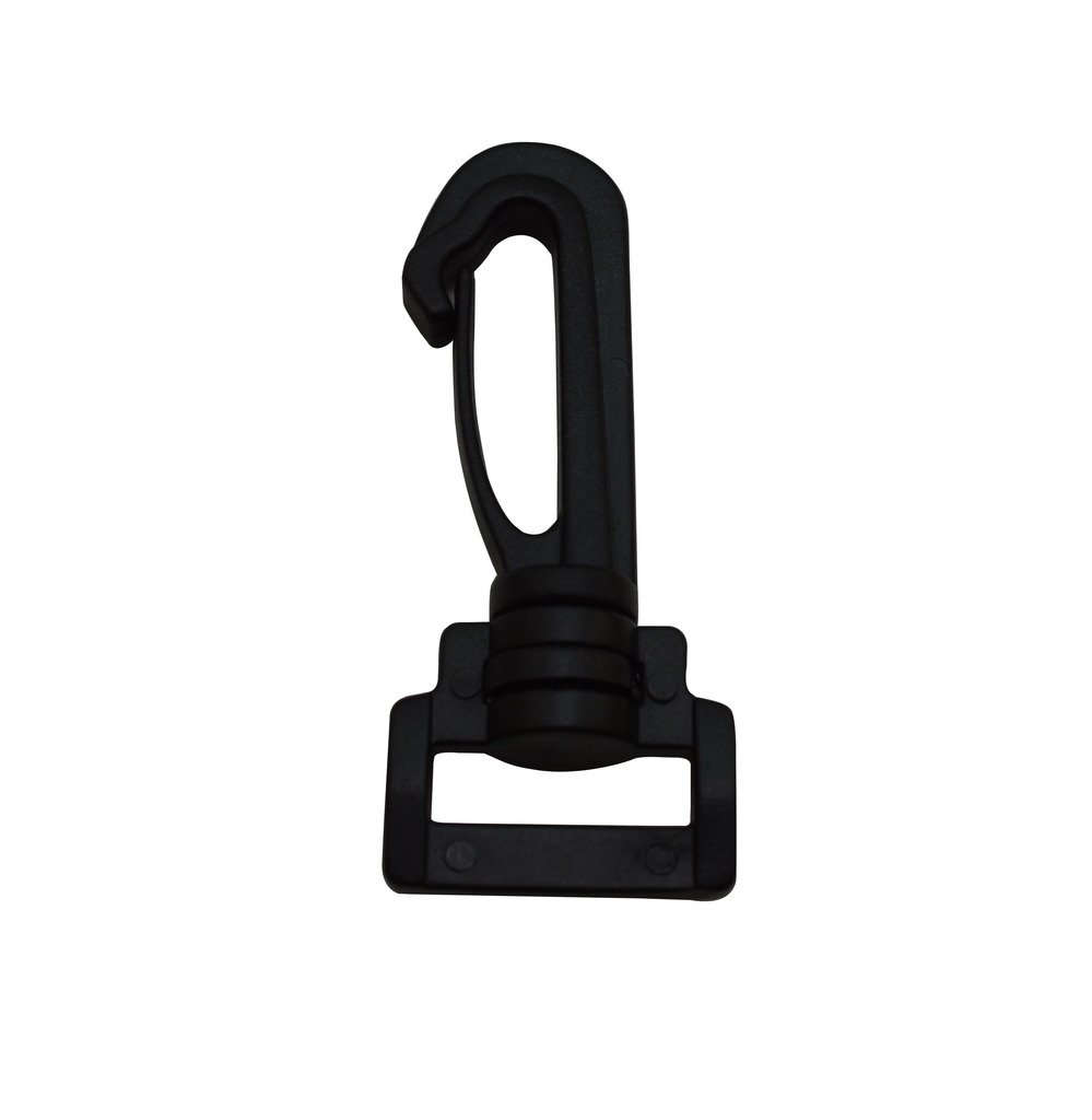 Ailisi 1.25" Inside Width Swivel D Ring Spring Snap Plastic Buckles