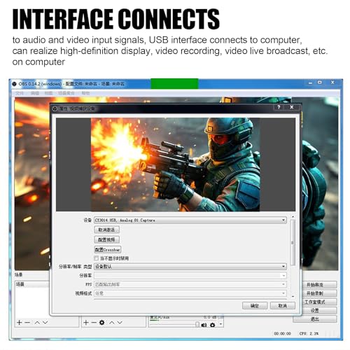 Tarjeta De Captura De Vídeo para Streaming - Dispositivo de Captura de Video de Alta Definición con Baja Latencia - Adaptador Reutilizable De Captura De Audio para Jugadores, Creadores De Contenido Y - imagen 8
