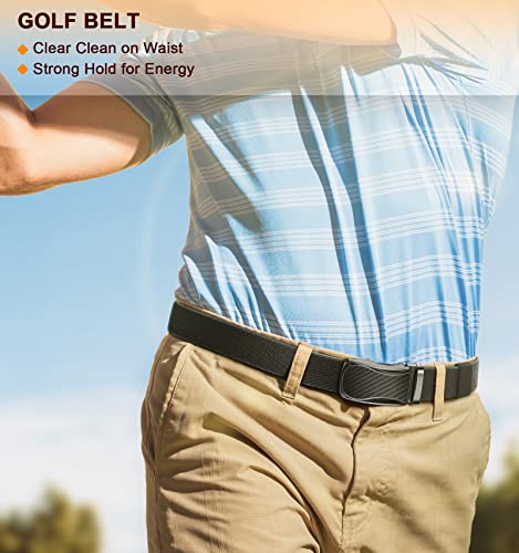 Bulliant Golf Belt For Men, Mens Ratchet Belt Stretch Nylon For Mens Golf Sport Hiking Casual Pants #TOP6