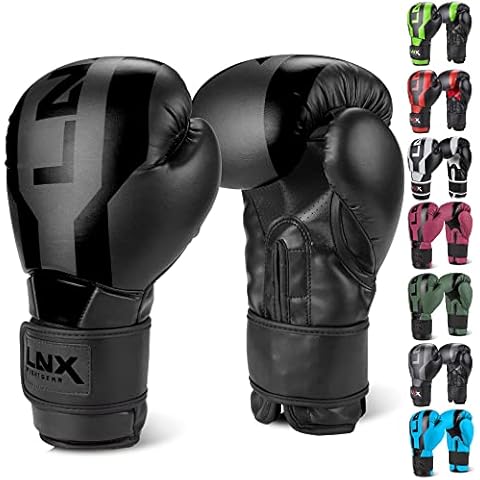 LNX Boxhandschuhe Stealth - Männer Frauen 8 10 12 14 16 Oz Cover