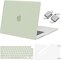 Vista 21 de MOSISO Compatible con MacBook Air de 15 pulgadas M5 2026 M4 2025 M3 M2 2024 2023 A3448 A3241 A3114 A2941, carcasa dura, cubierta de teclado