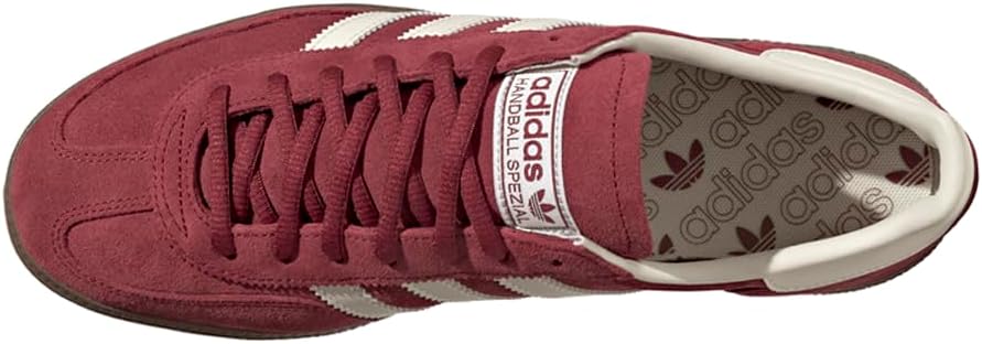 adidas Mens Handball Spezial Lace Up Sneakers Shoes Casual - Red