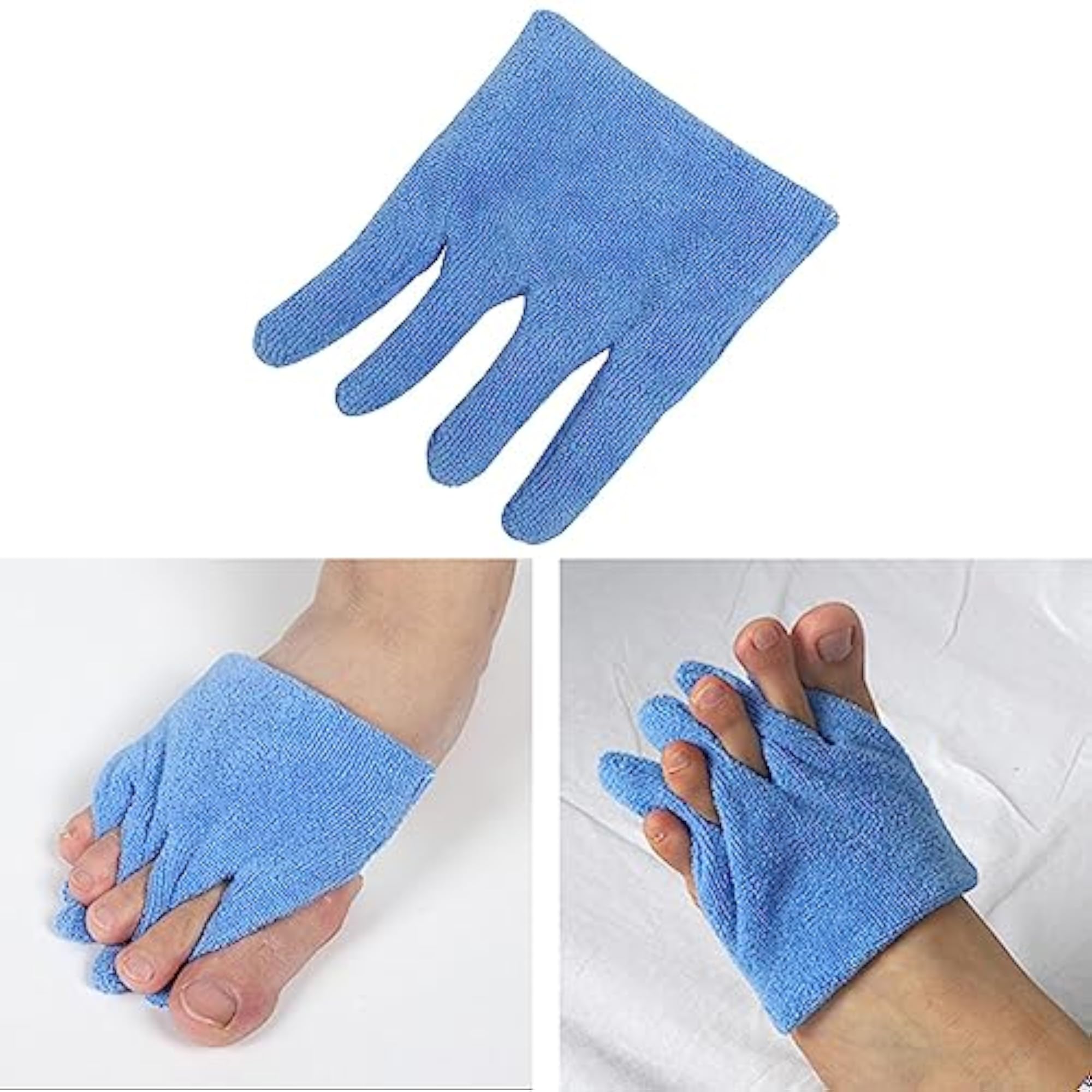 Toe Sleeves Protectors, Breathable Durable Foot Cushions for Overlapping Toes, Blue