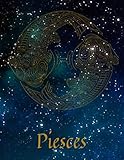 Piesces Notebook - Zodiac Journal - Great Gift: 120 ruled pages