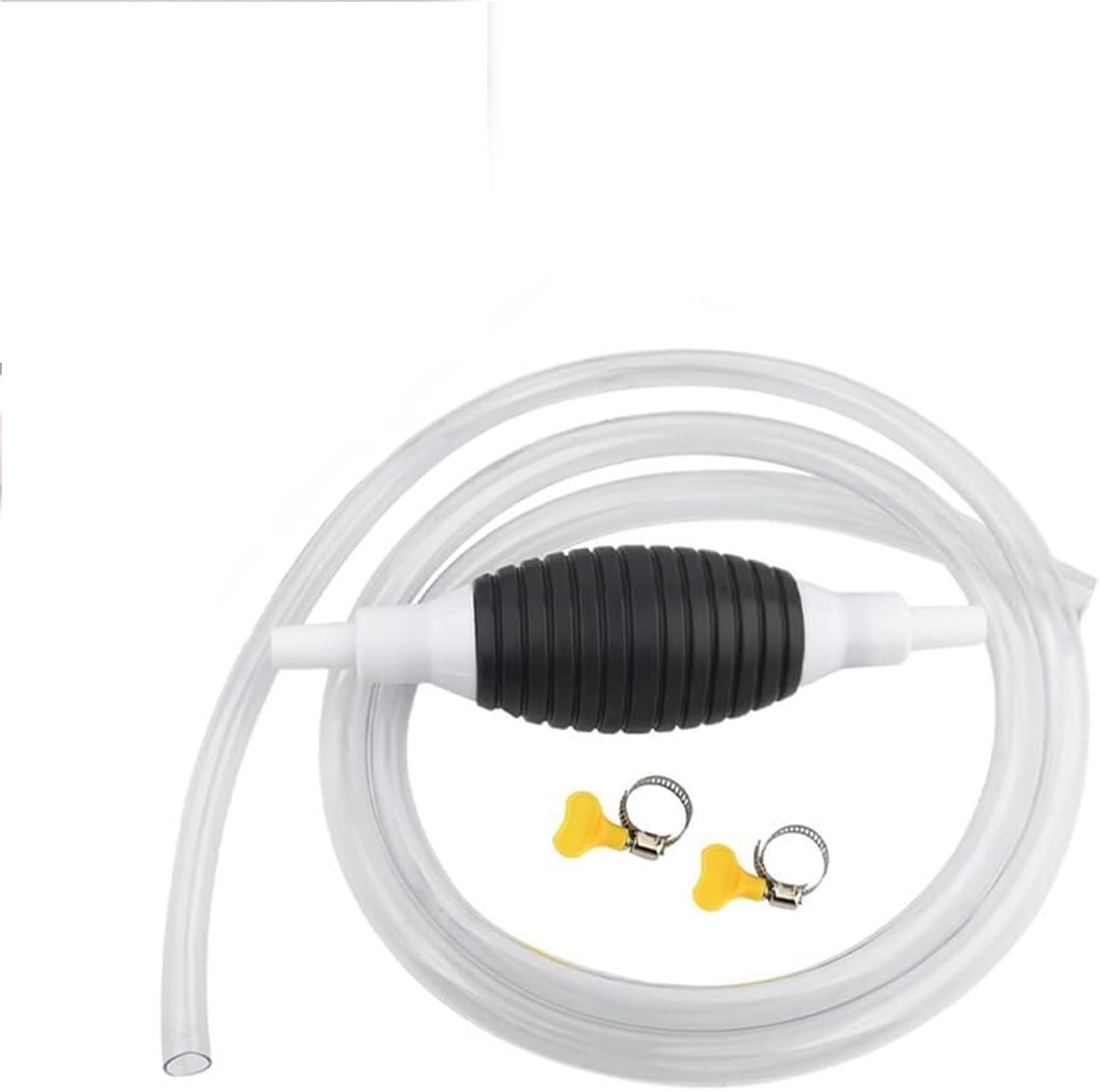 ANQKYO Multifunctional Liquid Siphon Pump Hand Fuel Transfer Large Diameter Manual Fluid Extractor for Gasoline, Diesel, Water, Fish Tank