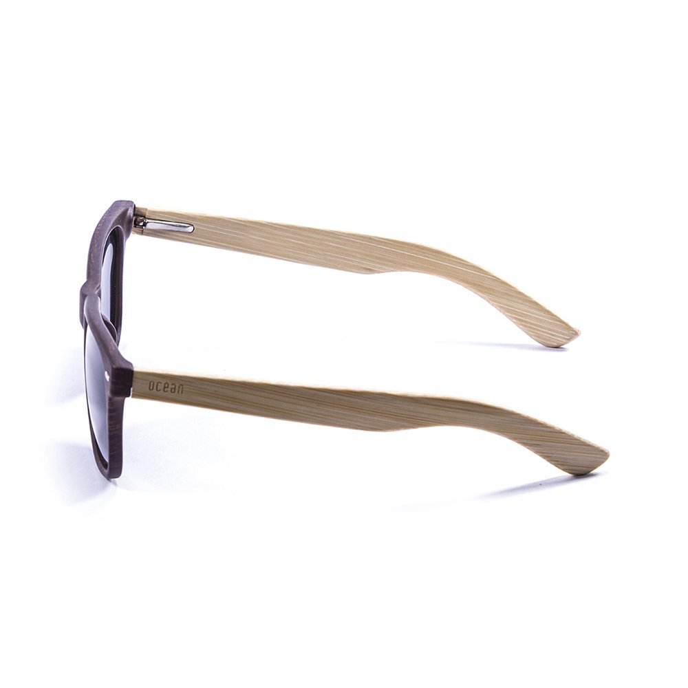 Ocean Sunglasses Fashion Cool Polarized Bamboo Sunglasses Men Women Ocean Brown Gafas de Sol Unisex Adulto