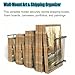 Wall-Mount Cardboard Box Organizer Storage Rack, Large Capacity Art Canvas Storage Stand, Art Storage Drying Racks for Art Studios/Classroom