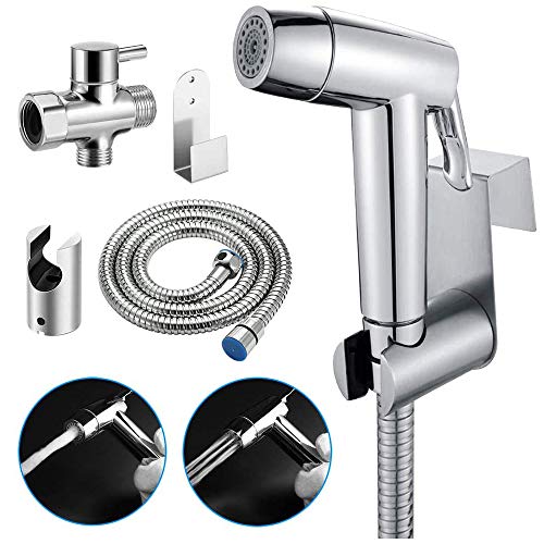 Abedoe Handheld Cloth Diaper Sprayer for Toilet, Dual Modes Strong and Weak Water