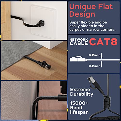 Smolink CAT 8 50FT BLACK Ethernet Cable 50 Ft thumb #7