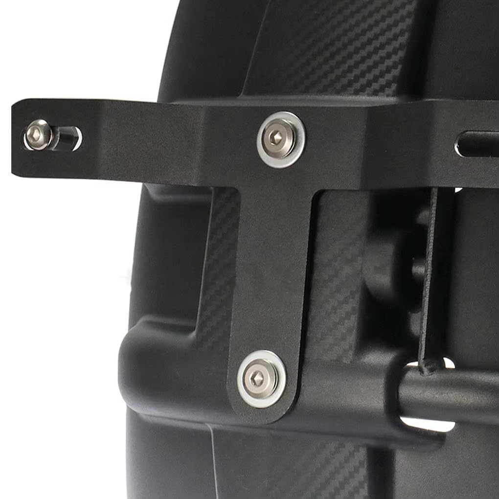 Parafango per Motocicletta Parafango Posteriore Moto con Staffa Targa Moto Accessorio Universale Moto retrò Parafango Estensore Parafanghi