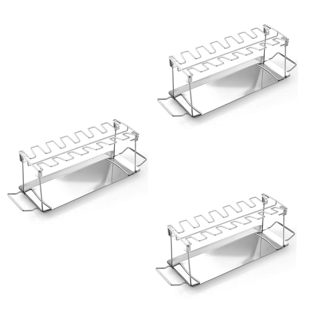 CTRLZS BBQ Chicken Wings Legs Grill BBQ Cooking Rack BBQ Chicken Legs Oven Grill Kitchen Utensils Outdoor