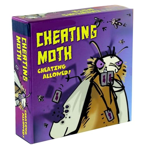 Image of Awestuffs Cheating Moth - Card Game Where Cheating is Required, Easy to Play, Thematic Strategy Game for Teens & Adults, Ages 15+