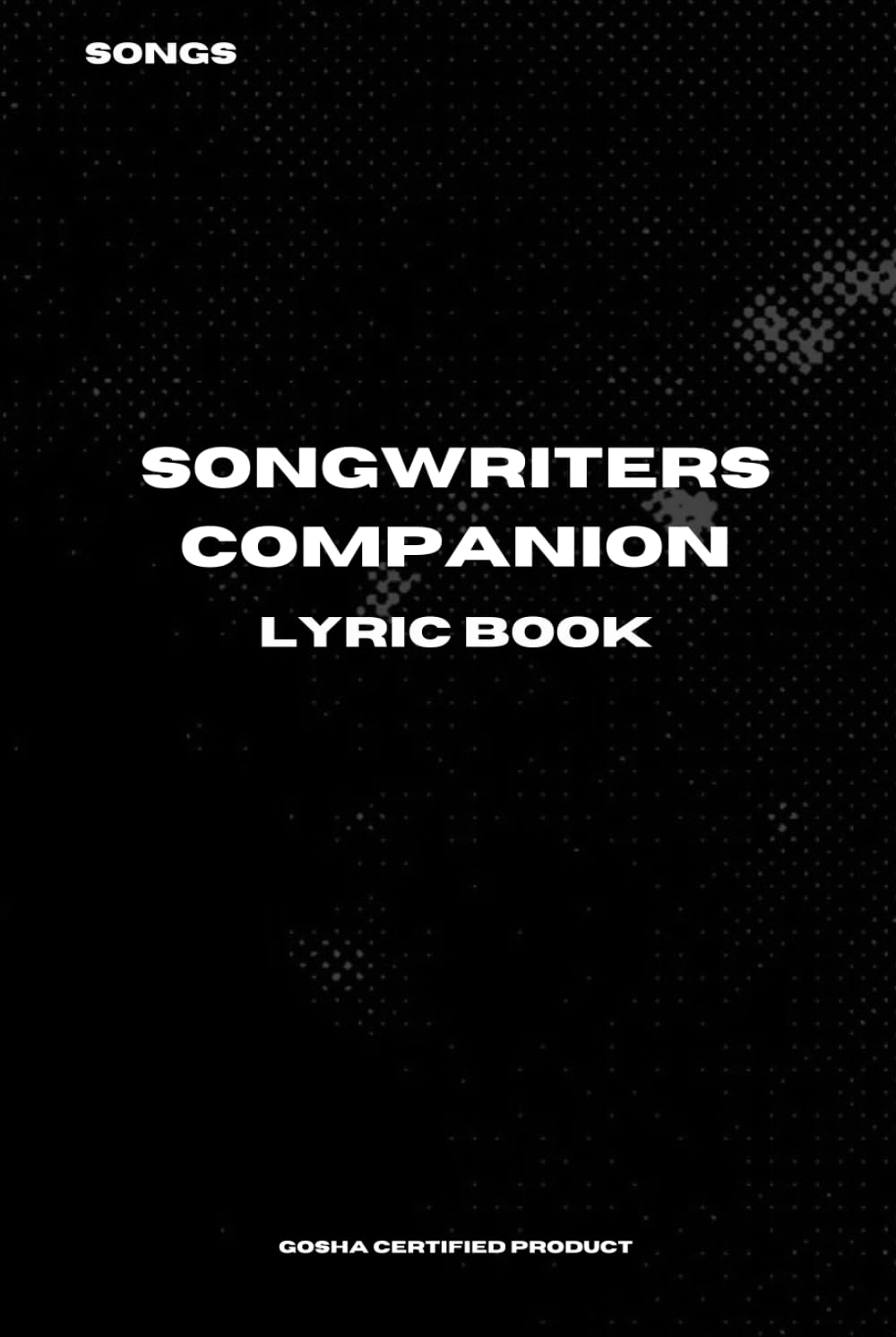 Livre de paroles Songwriters Companion avec reliure soignée et mise en page claire