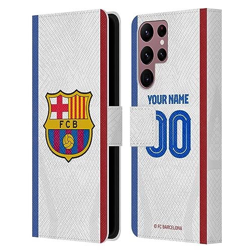 Coque Samsung S22 Ultra 5G FC Barcelona portefeuille cuir