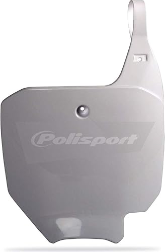 Polisport Placa de matrícula delantera blanca. Compatible con Honda CRF150R 2007-2009