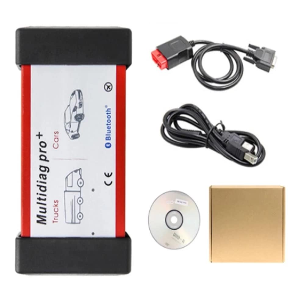 2021.11 Última Versión del Software OBD2 Escáner de Diagnóstico de Coches,2020.23 Bluetooth Multidiag Lector de Diagnóstico Herramienta para Coches y Camiones OBDII Herramientas de Escaneo de
