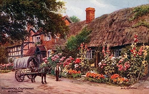 Pintura de malvarrosas en lienzo para decorar un salón luminoso de 60x90cm