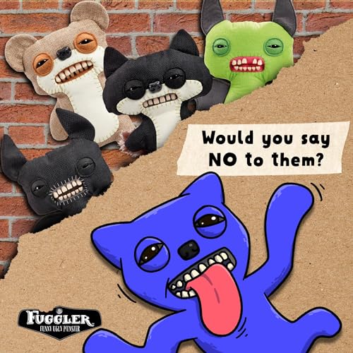 Fuggler Originals Funny Ugly Monster Stuffed 9 Inch Plush Toy, Sir Belch, Blue - Thumbnail 6