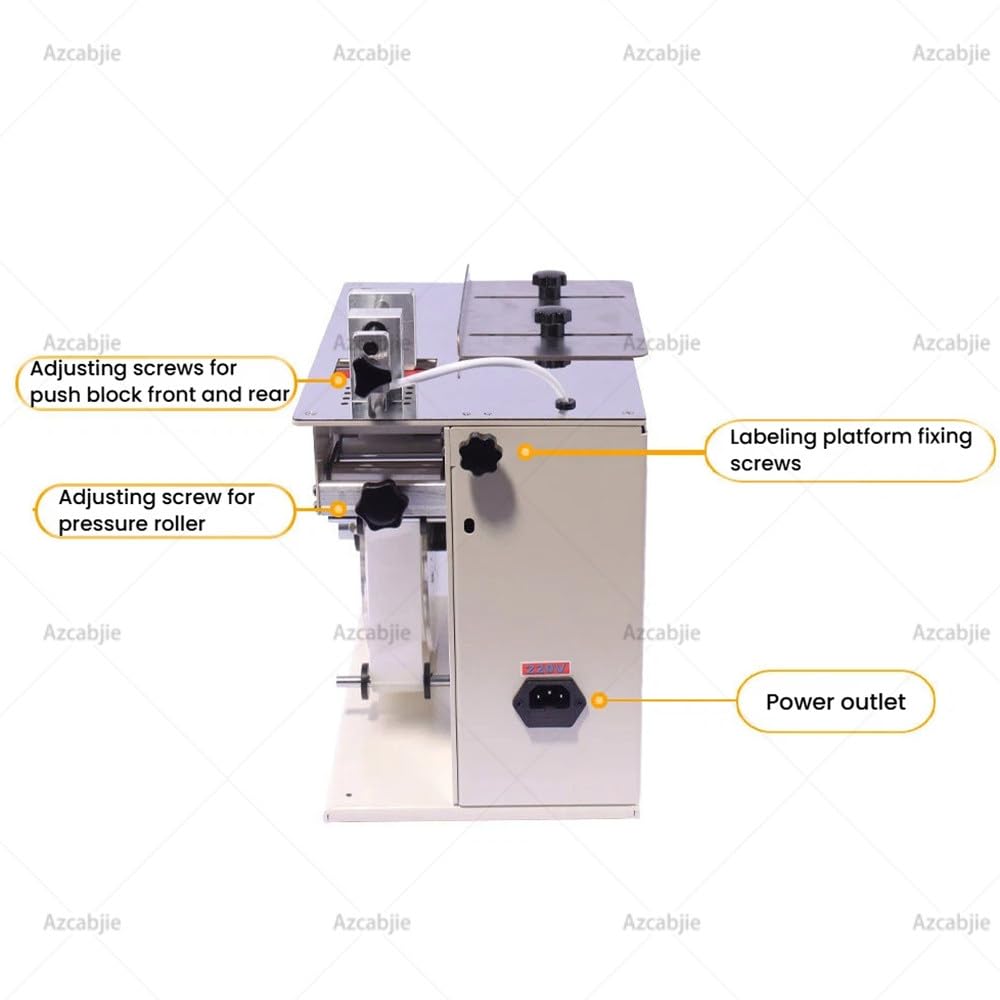 Etichettatrice Angolare, Applicatore di Etichette 2 in 1 a 90 Gradi, Etichettatrice Angolare Semiautomatica per Scatole con Corpo in Metallo E Touch Screen per Imballaggi Commerciali