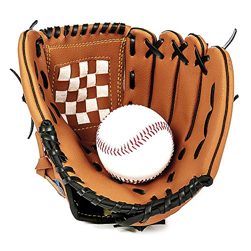 Andoer Luva de beisebol de esportes ao ar livre de 10,5 pol. Equipamento de prática de softbol Engro