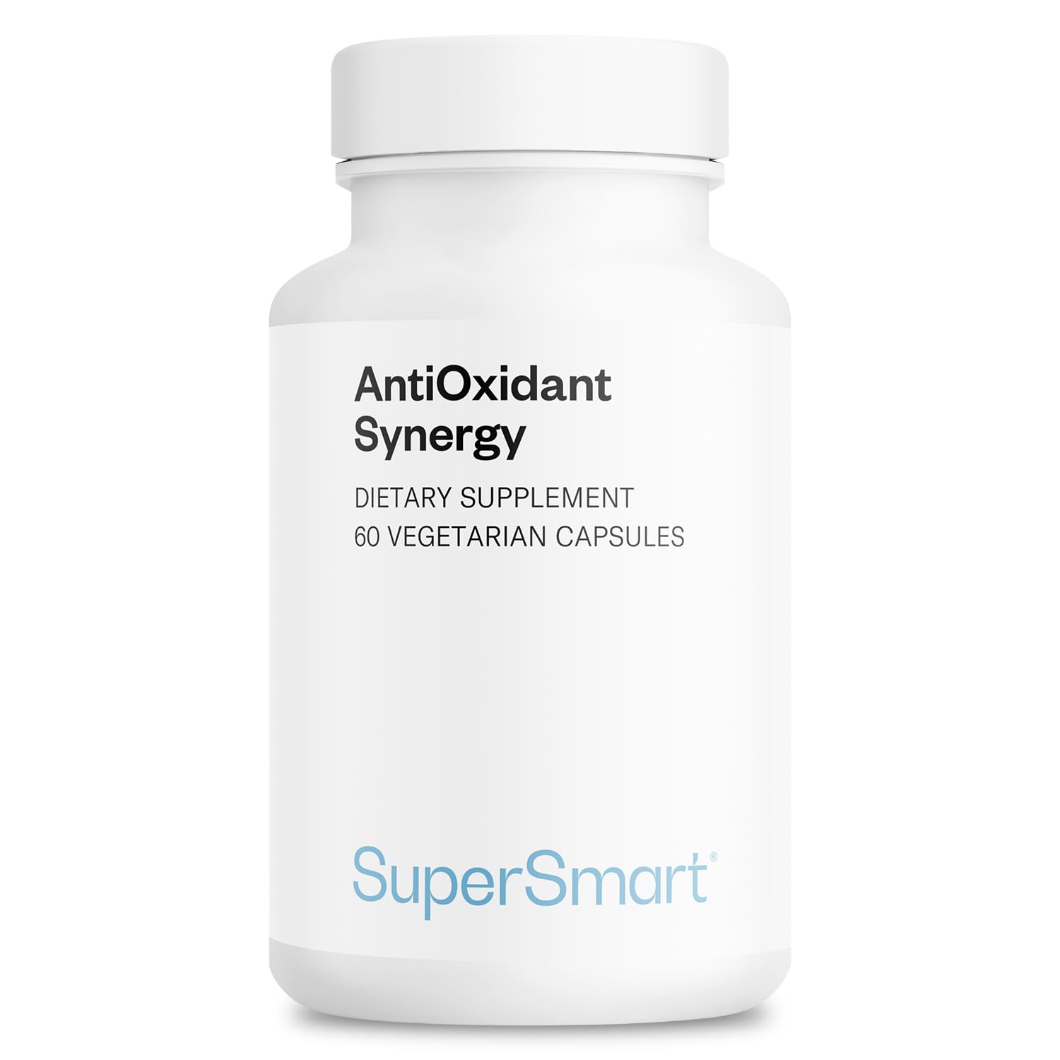 SuperSmart AntiOxidant Synergy (Advanced Formula) - All-in-1 Supplement - with EGCg, Berries, Polyphenols, Resveratrol, Alpha Lipoic Acid | Non-GMO & Gluten Free - 60 Vegetarian Capsules