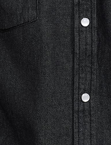 Image of Amazon Brand - INKAST Men's Slim Shirt (AZ-INK-RFS-DN-04 Dark Grey S)
