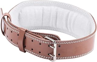 1pc Exercise Belt Gym Belt Weightlifting Belts Weight Lifting Accessories Weight Lifting Supplies Sponge Men and Women Brown Waist Support Powerlifting Belt Gym Belts