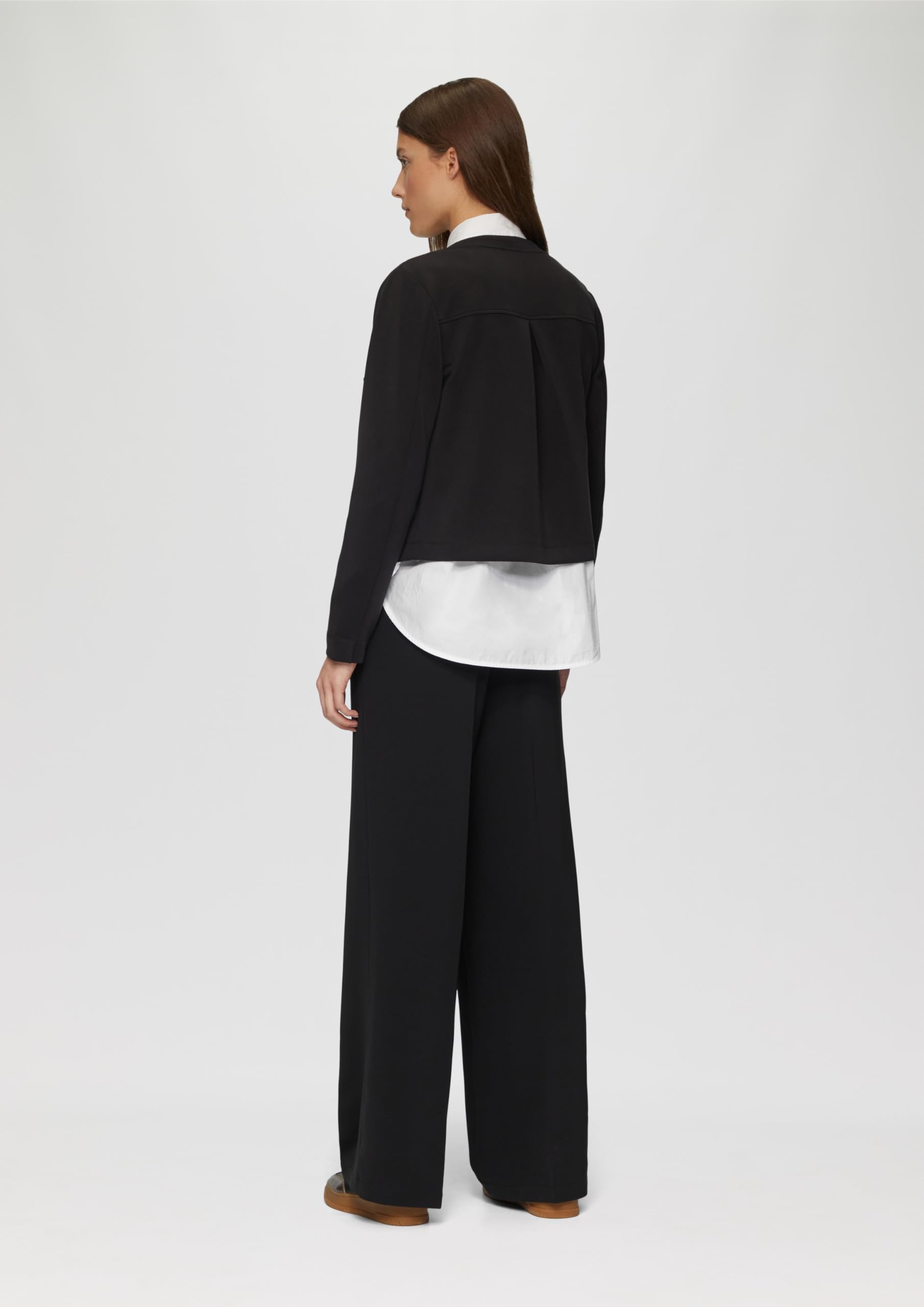 s.Oliver Wide-Leg-Hose mit elastischem Bund