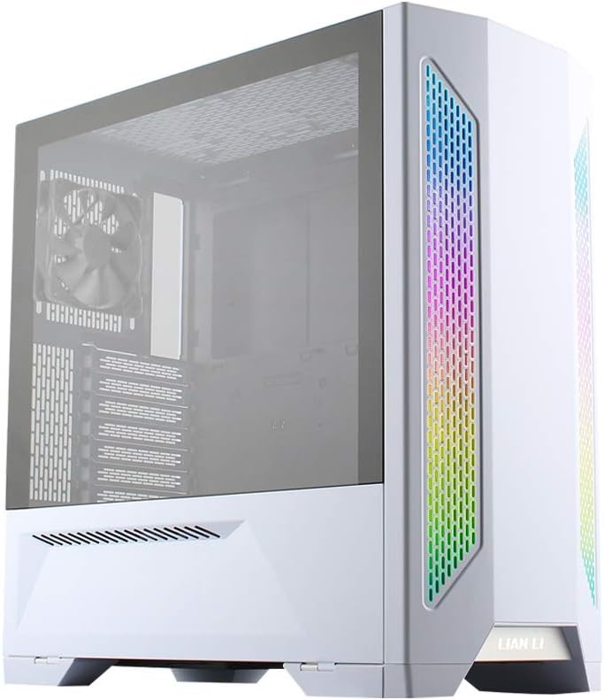 LIAN LI LANCOOL 2 WHITE Tempered Glass ATX Case -White Color -LANCOOL II -W