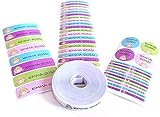 Pack 155 etiquetas personalizadas para marcar ropa y objetos