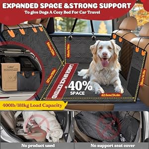 Back Seat Extender for Dogs, Dog Car Seat Cover Hard Bottom, Pet Seat Cover with Mesh Window, Dog Seat Covers for Car Travel Camping, Dog Hammock for Car, Truck, Dog Trunk Cover for SUV Back Seat Extender for Dogs, Dog Car Seat Cover Hard Bottom, Pet Seat Cover with Mesh Window, Dog Seat Covers for Car Travel Camping, Dog Hammock for Car, Truck, Dog Trunk Cover for SUV